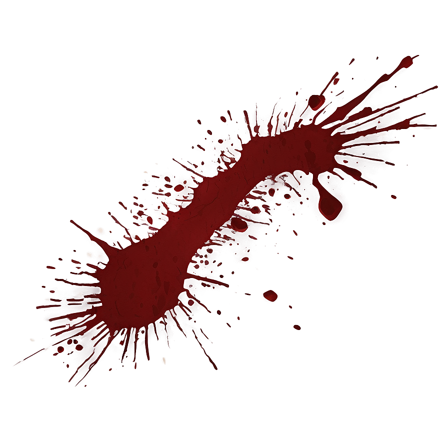 Blood Splatter Transparent Illustration Ubj55 PNG