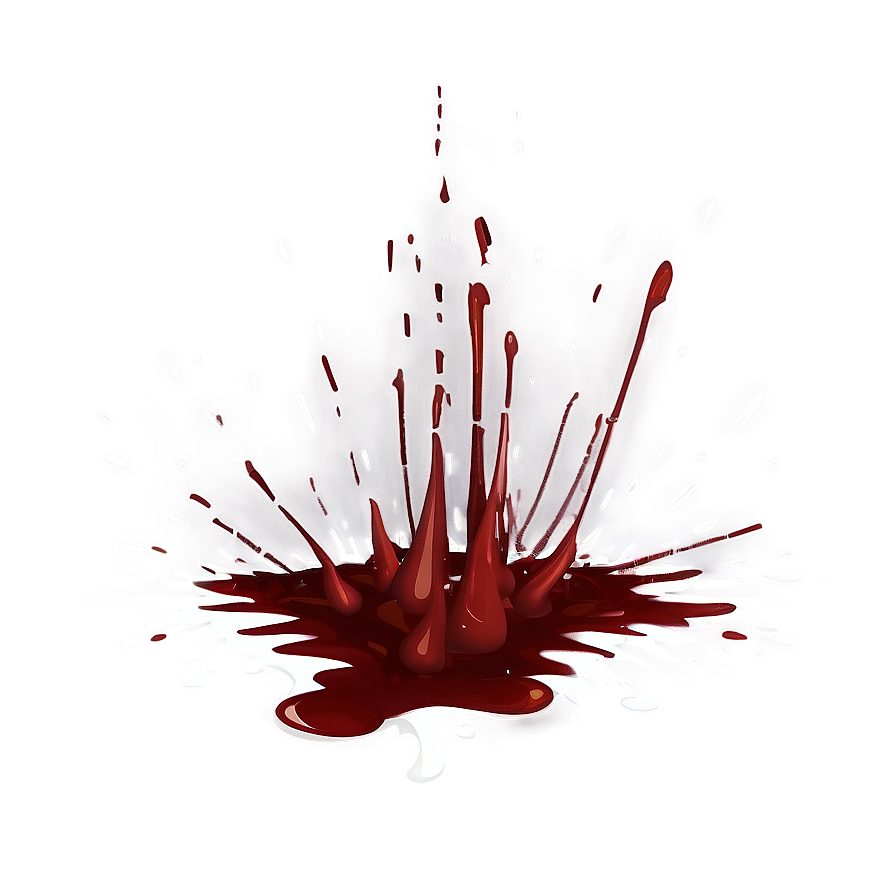 Blood Splatter Transparent Png 05262024 PNG