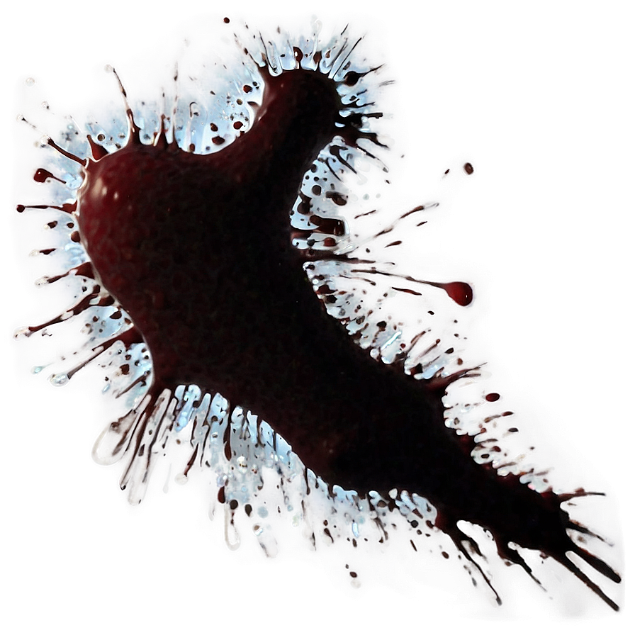 Blood Splatter Transparent Stock 05262024 PNG