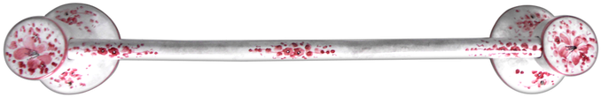 Blood Splattered Barbell Design PNG