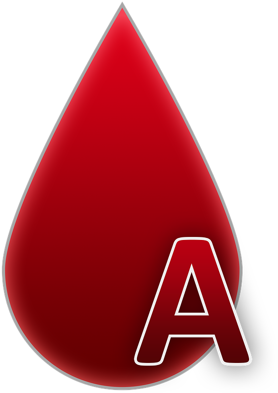 Blood Type A Drop Icon PNG