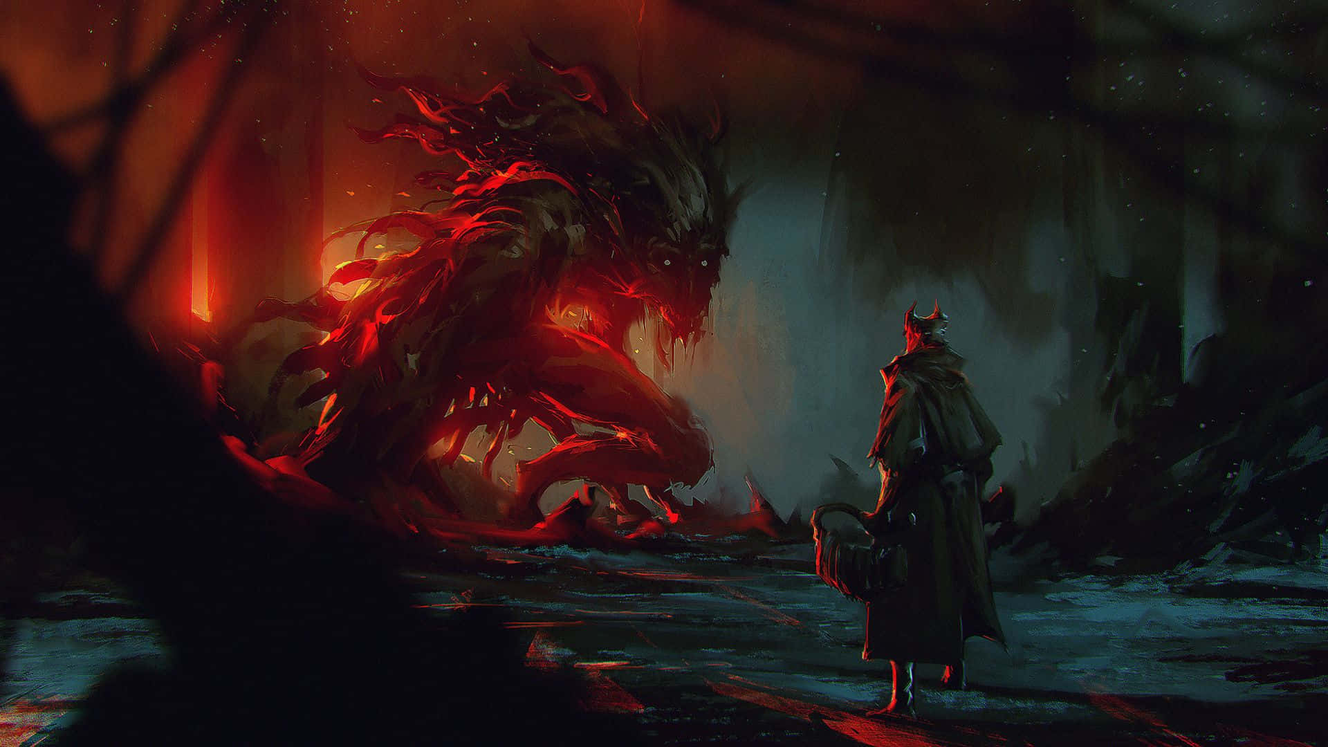 A fierce hunter exploring the Gothic city of Yharnam in Bloodborne