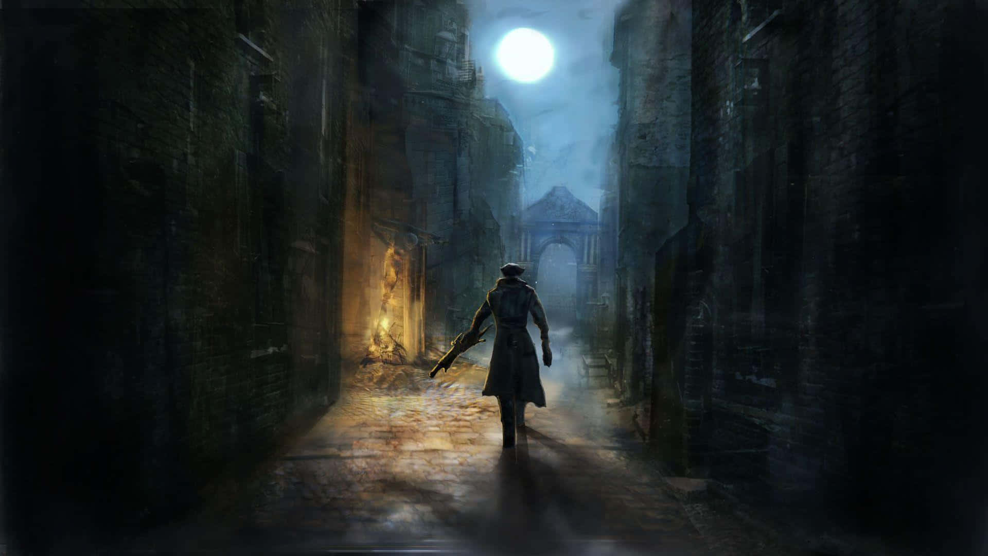 The Hunter amidst the haunting world of Bloodborne