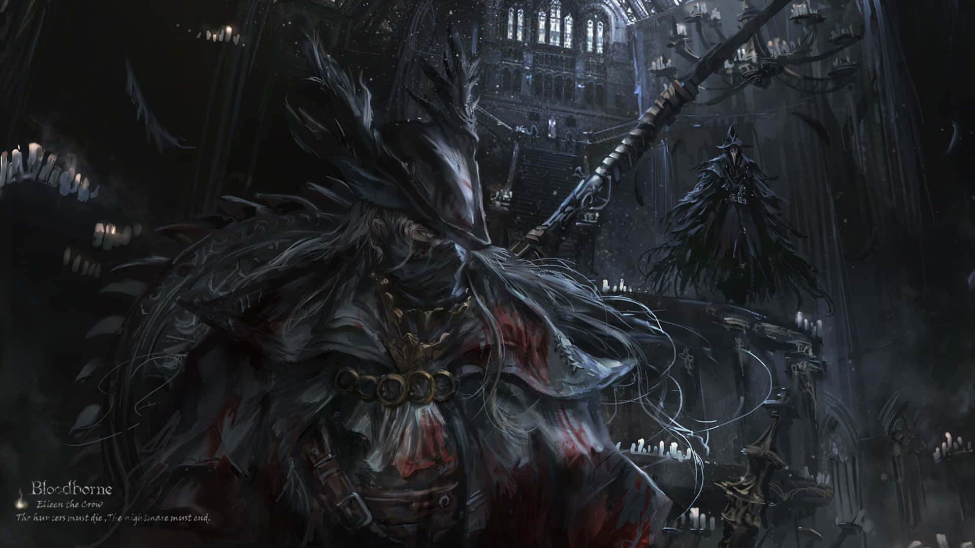 Journey through the dangerous, Gothic-Victorian nightmare of Yharnam with Bloodborne 4k HD Wallpaper