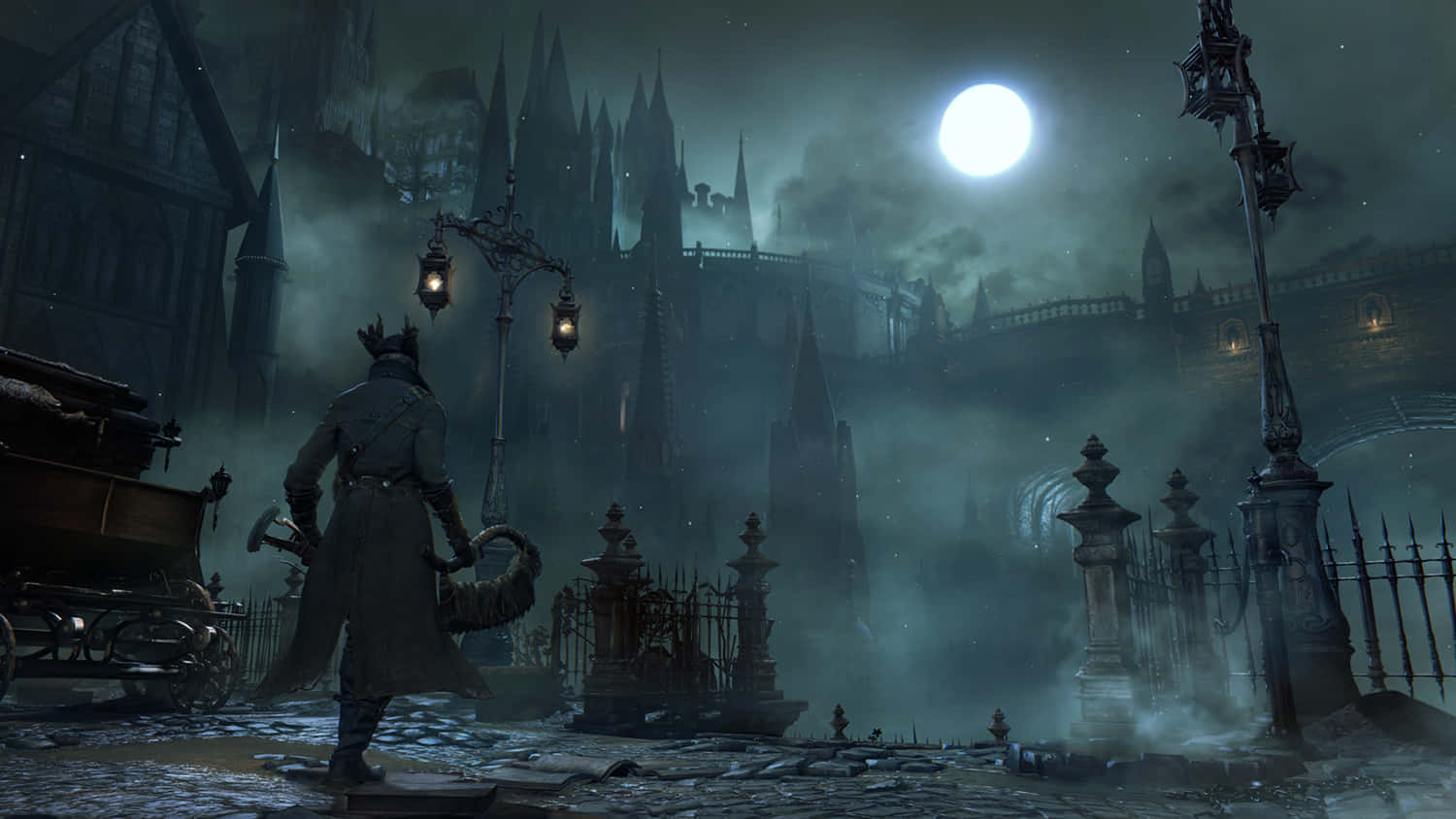 Gothic City Of Yharnam.Bloodborne 4K HD Wallpaper