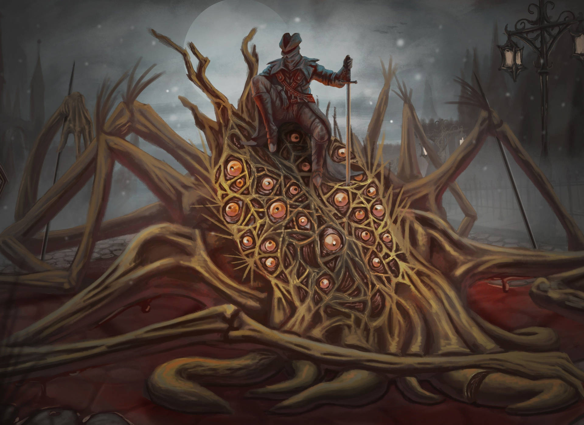 Bloodborne Amygdala Artwork Wallpaper