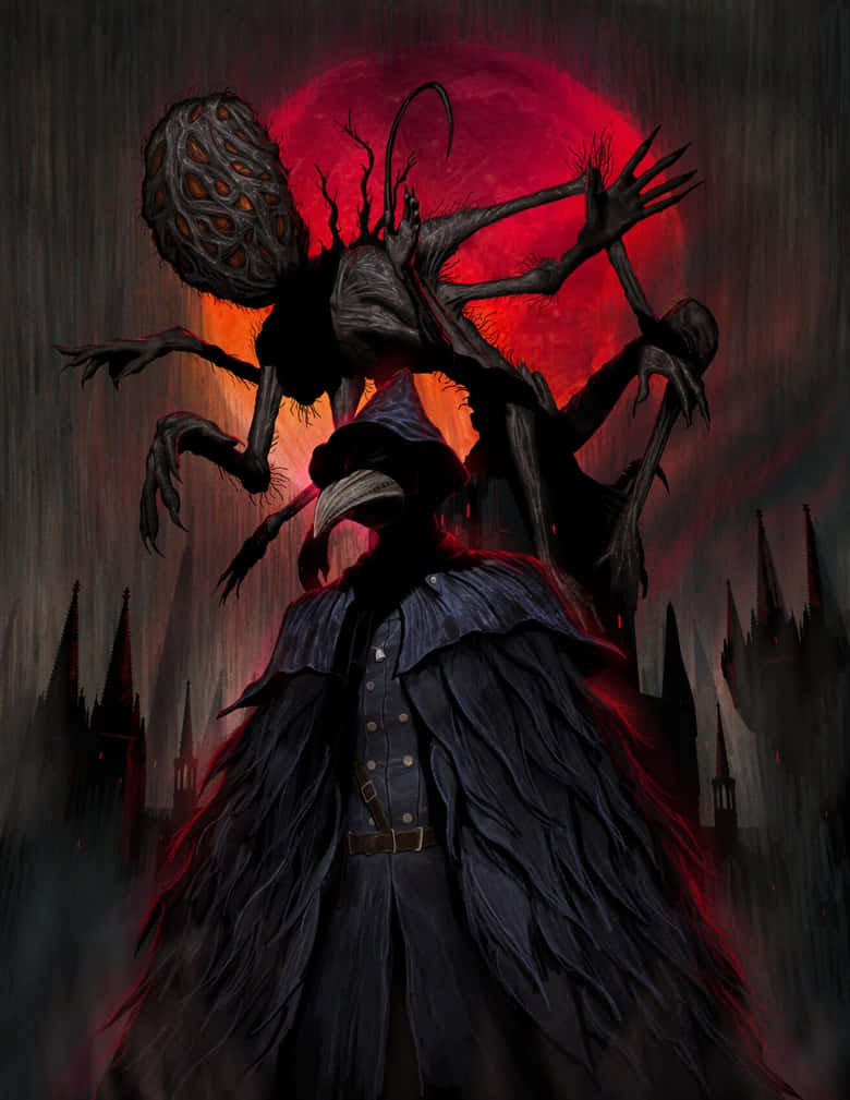 Bloodborne Eldritch Horror Artwork Wallpaper