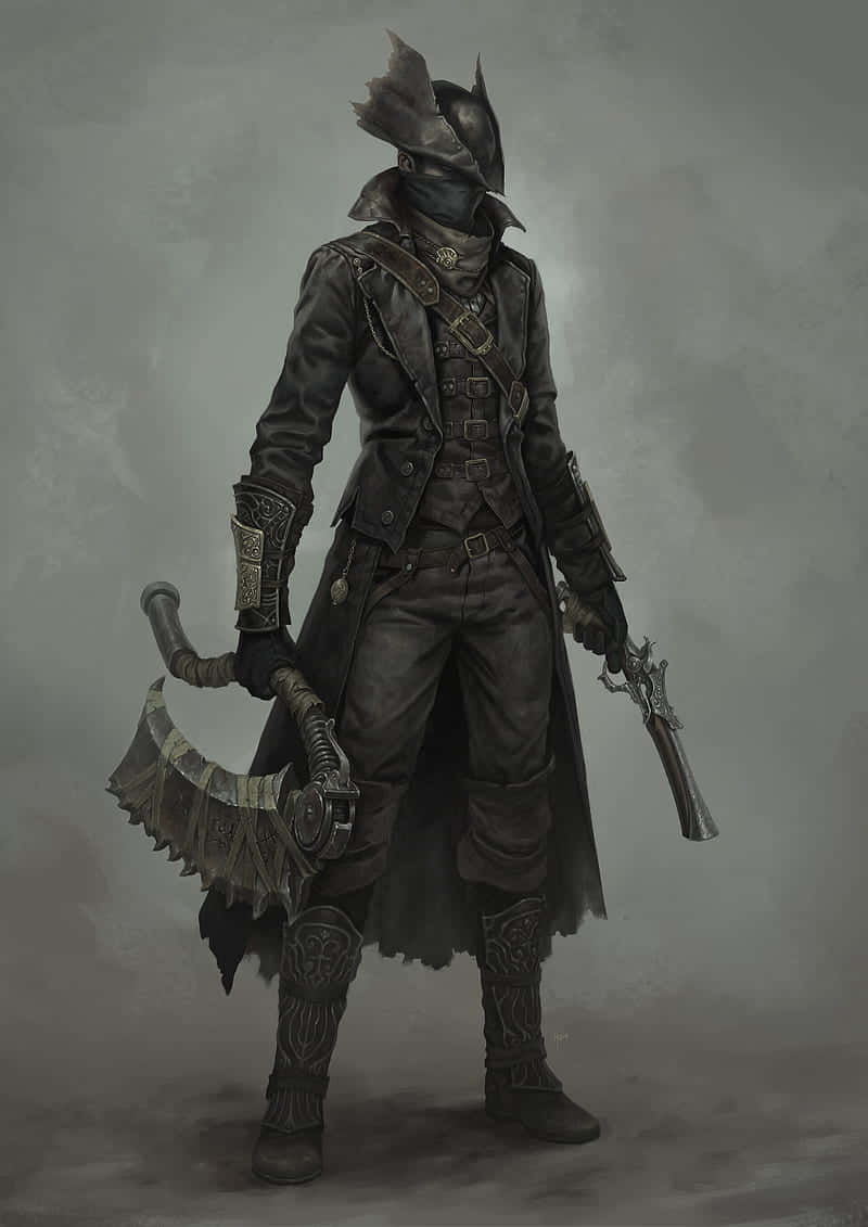 Bloodborne Hunter Artwork Wallpaper