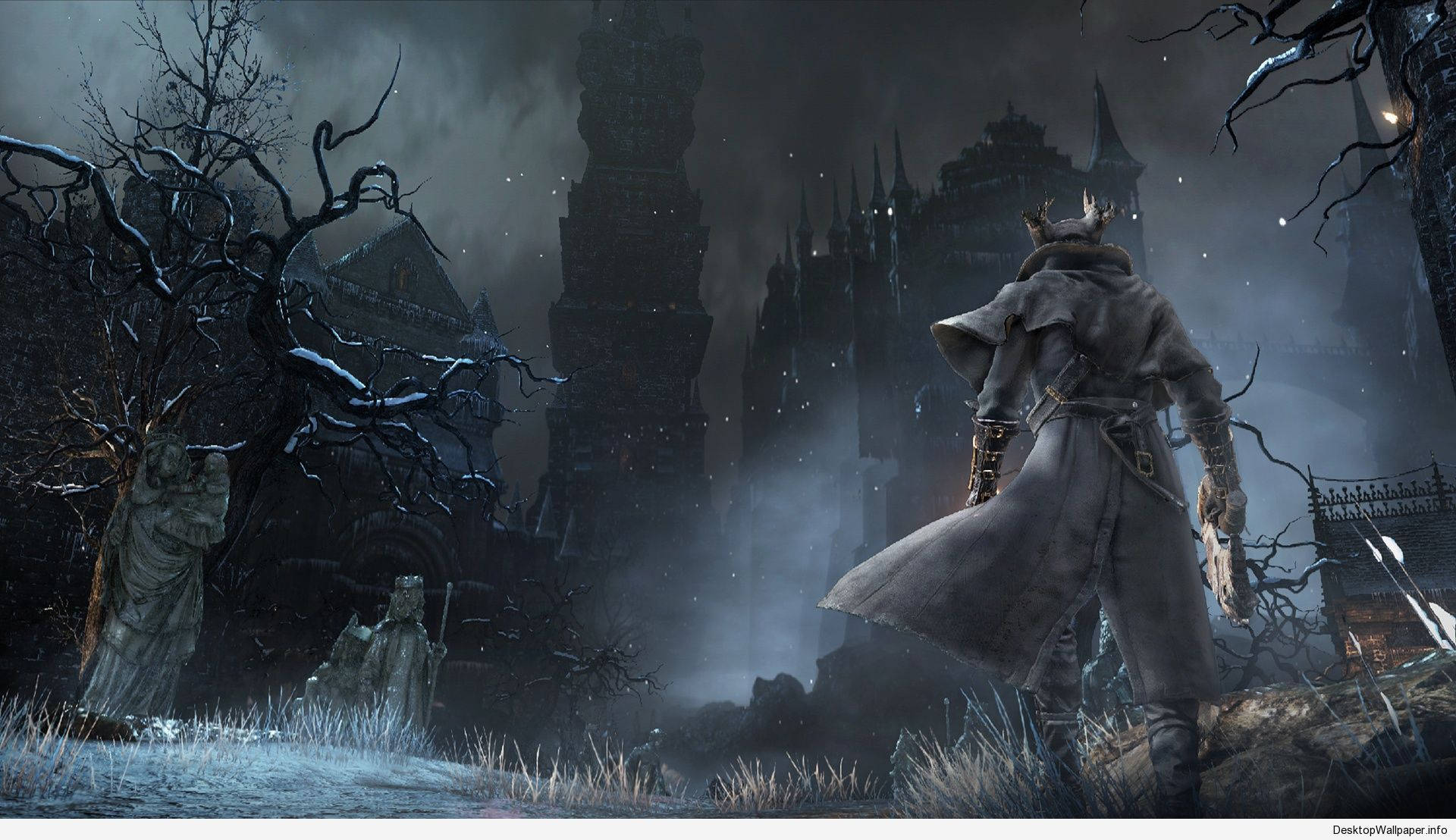 An Ominous Look Into the Depths of Old Yharnam Wallpaper