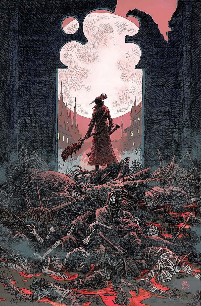 Bloodborne Victorious Hunter Artwork Wallpaper