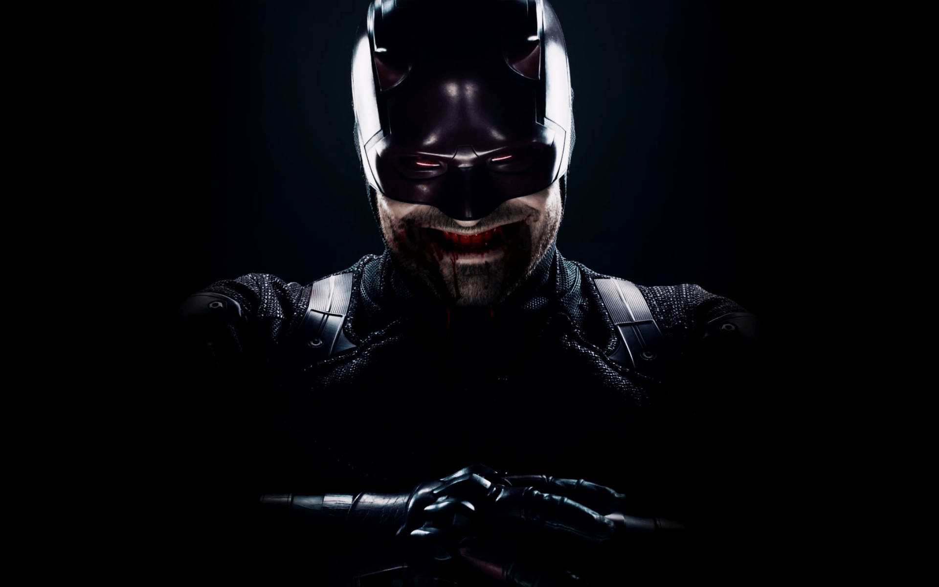 Bloodied Smile Of Daredevil Background