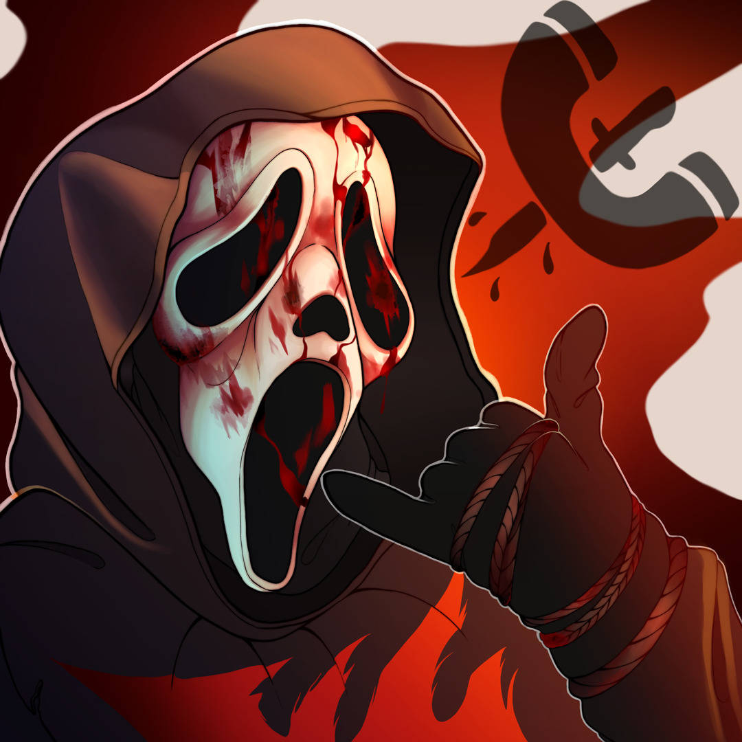 Bloody Ghostface PFP Wallpaper