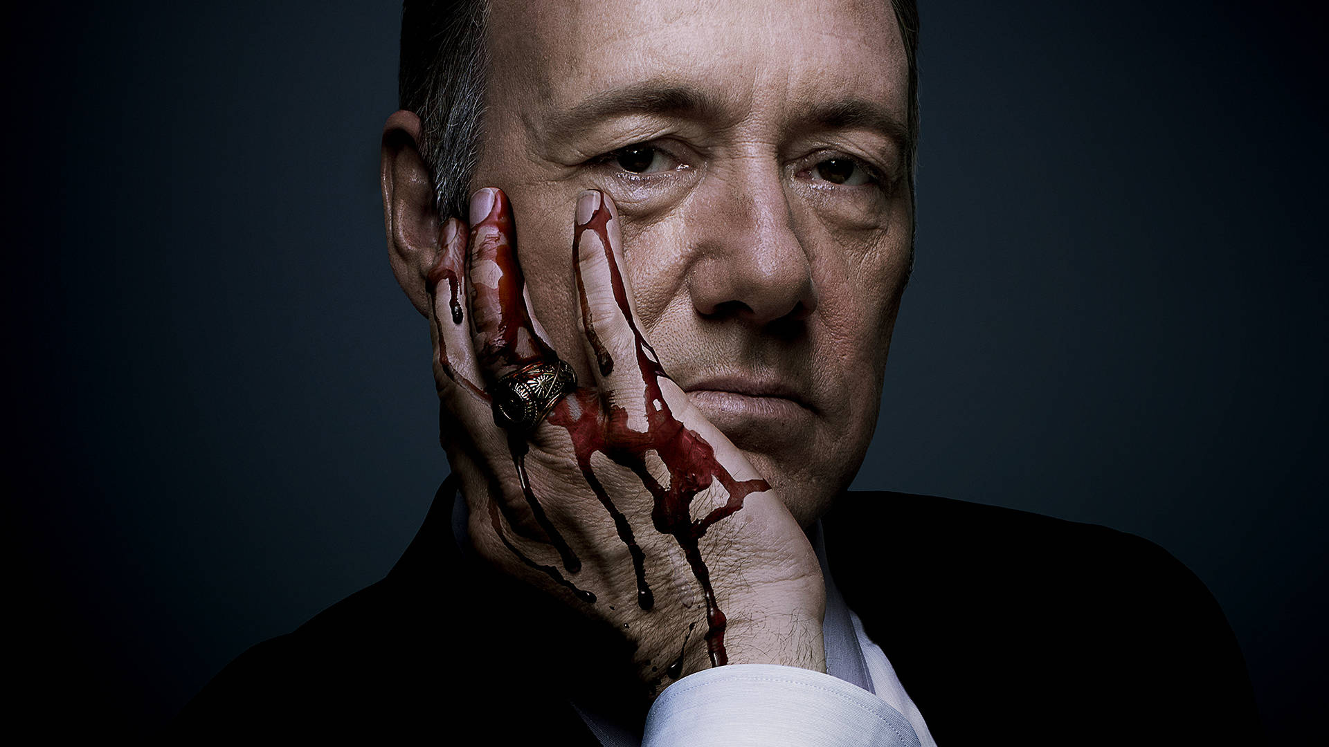Bloody Hand Of Kevin From House Of Cards Wallpaper