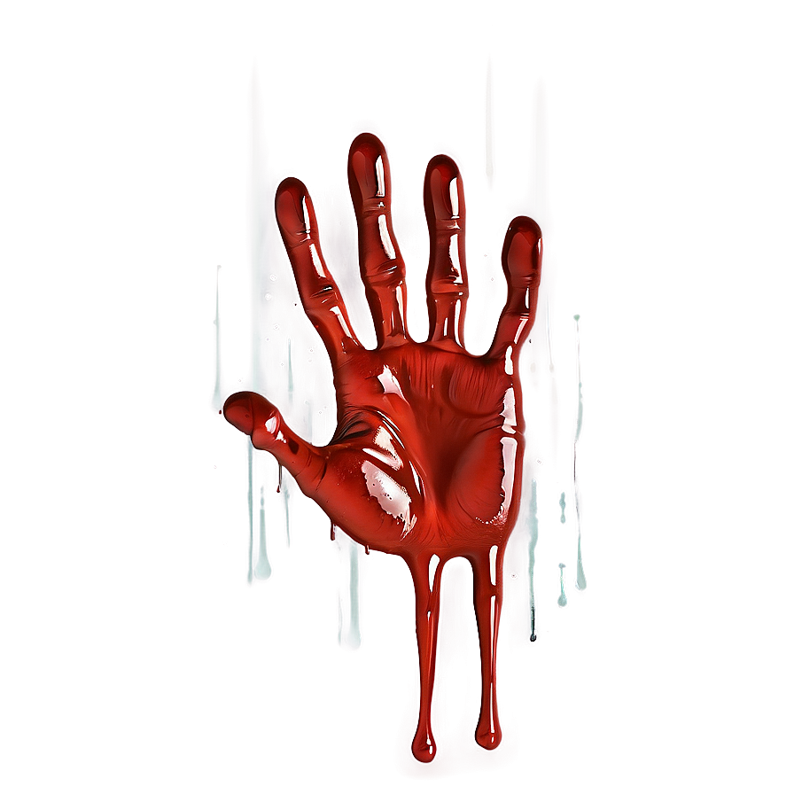 Download Bloody Handprint Dripping Png 05252024 | Wallpapers.com