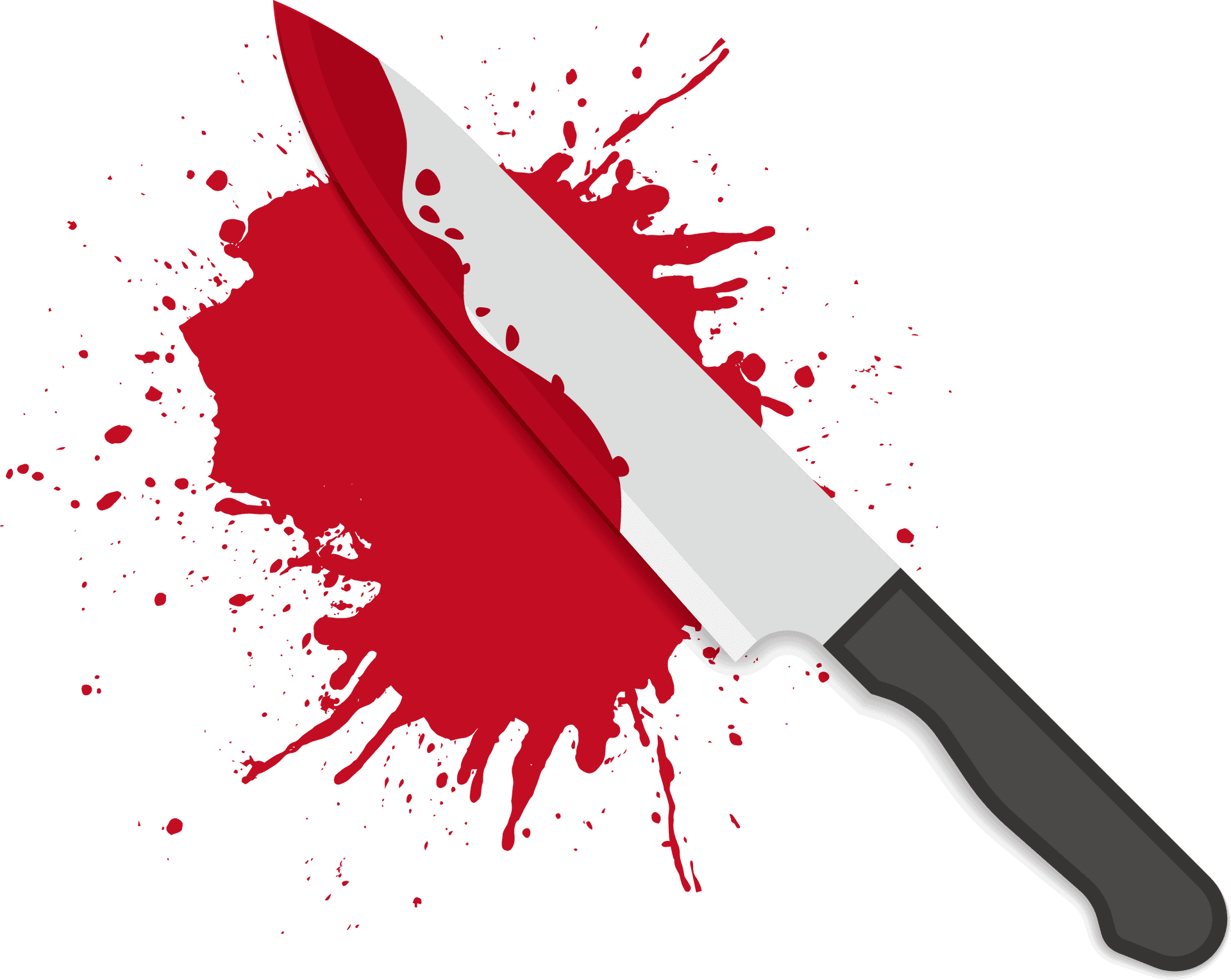 Bloody Knife Illustration PNG
