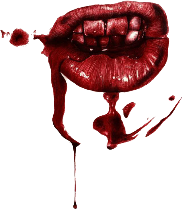 Bloody Lips Artwork PNG
