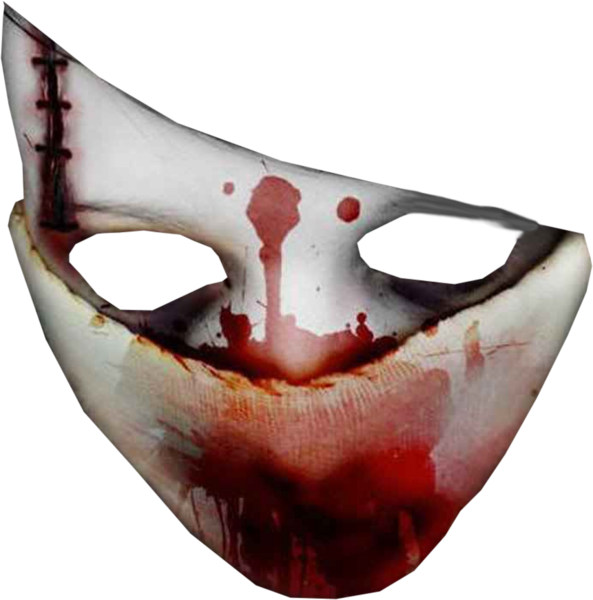 Bloody Phantom Mask PNG