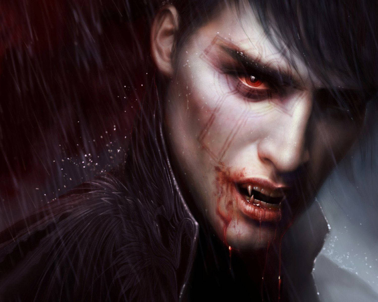Bloody Vampire Man Rain