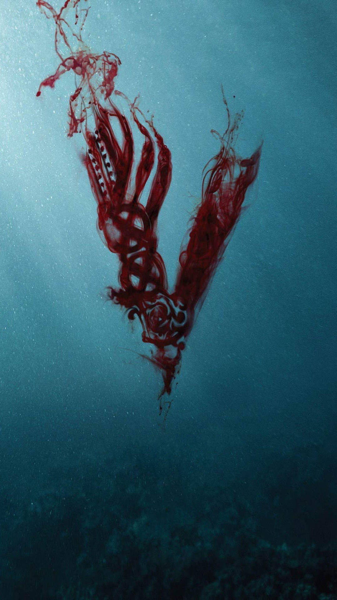 Blodigavikings-logotypen Under Vatten. Wallpaper