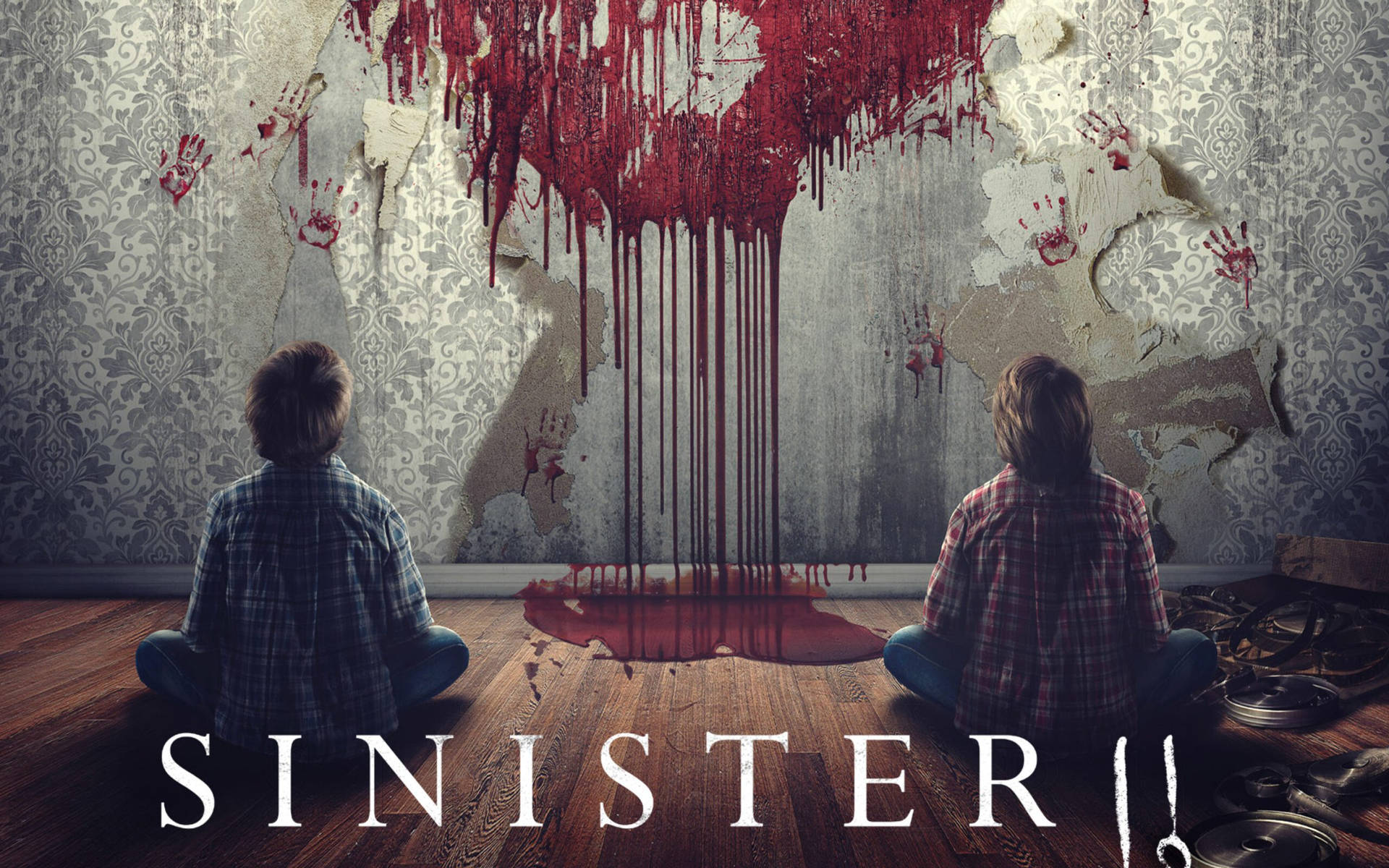 Bloody Wall In Sinister 2 Wallpaper