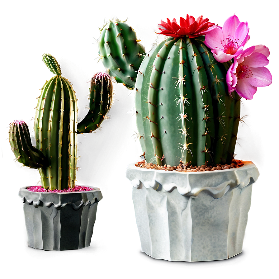 Blooming Cactus Png 05032024 PNG