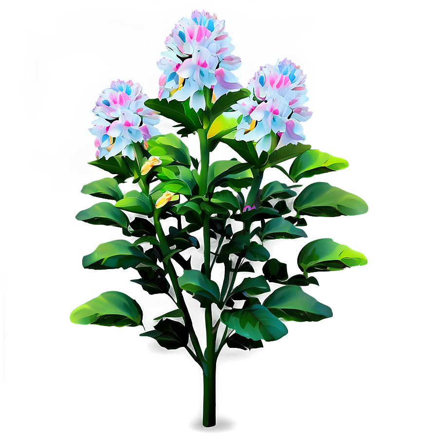 Blooming Flower Bush Png Kwq PNG