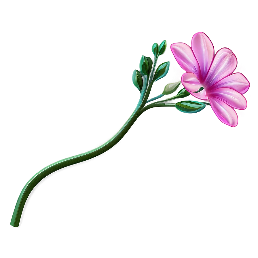 Blooming Flower Stem Png 44 PNG