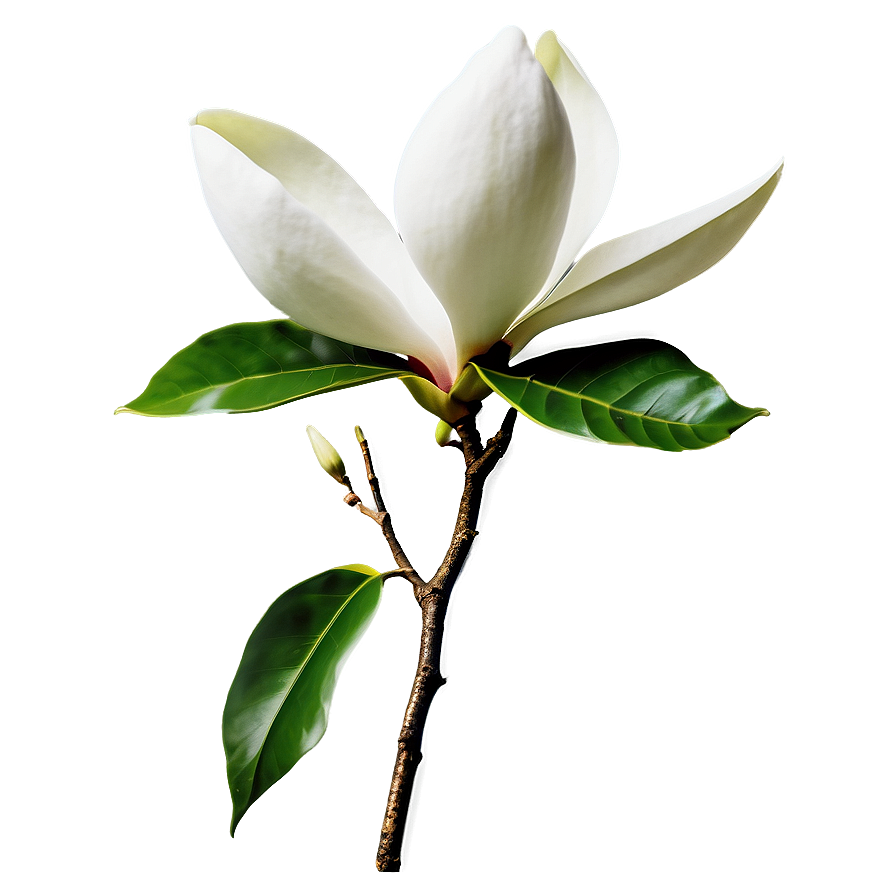 Blooming Magnolia Flower Scene Png Whn PNG