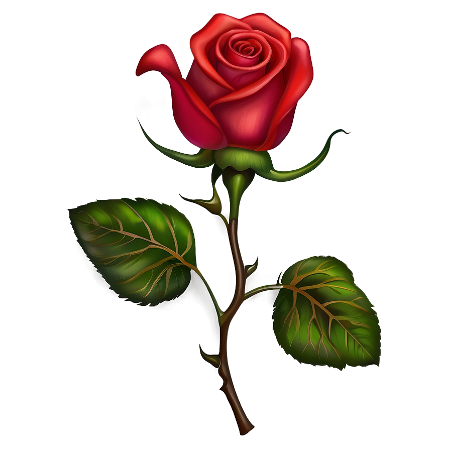 Download Blooming Rose Tattoo Template Png 64 | Wallpapers.com