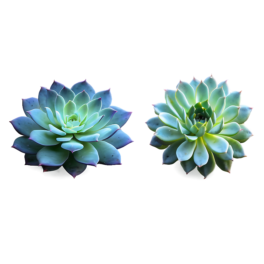 Blooming Succulents Variety Png Yhk72 PNG