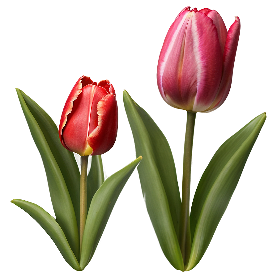 Blooming Tulips Spring Png 06272024 PNG