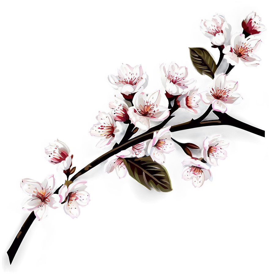 Blossom Print Illustration Png Bfb68 PNG