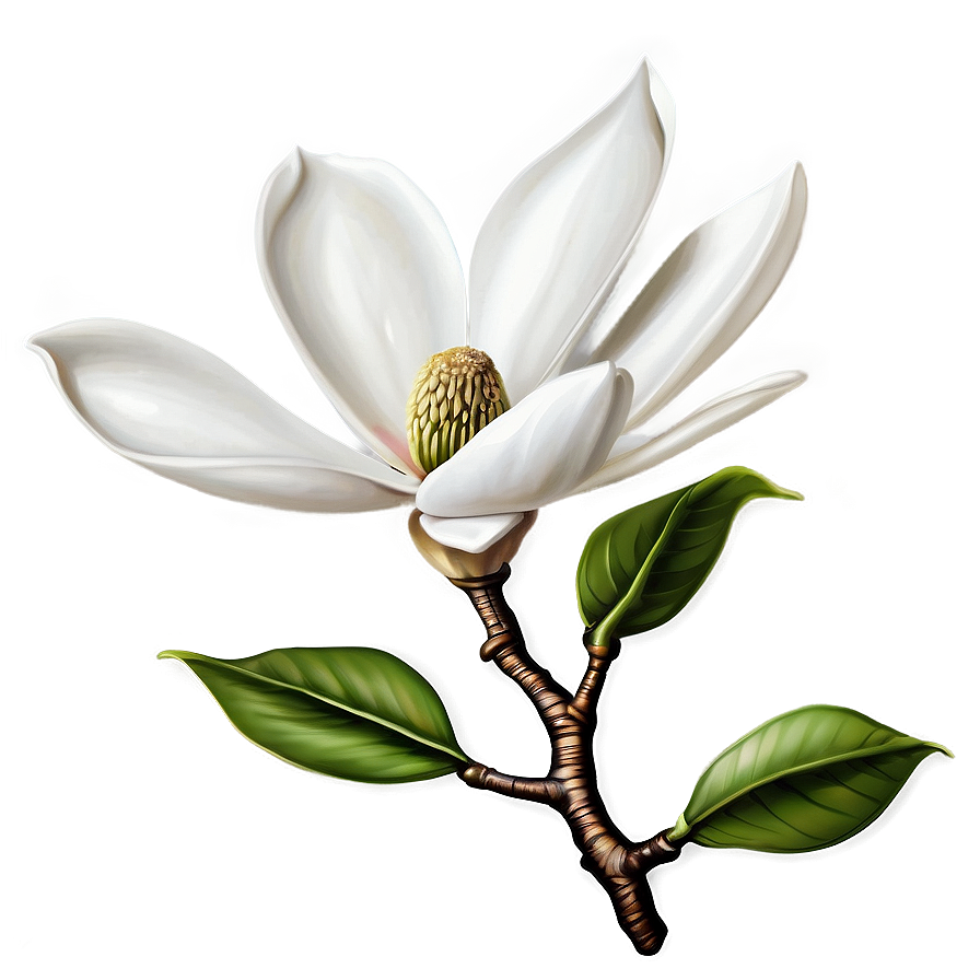 Blossoming Magnolia Flower Png 18 PNG