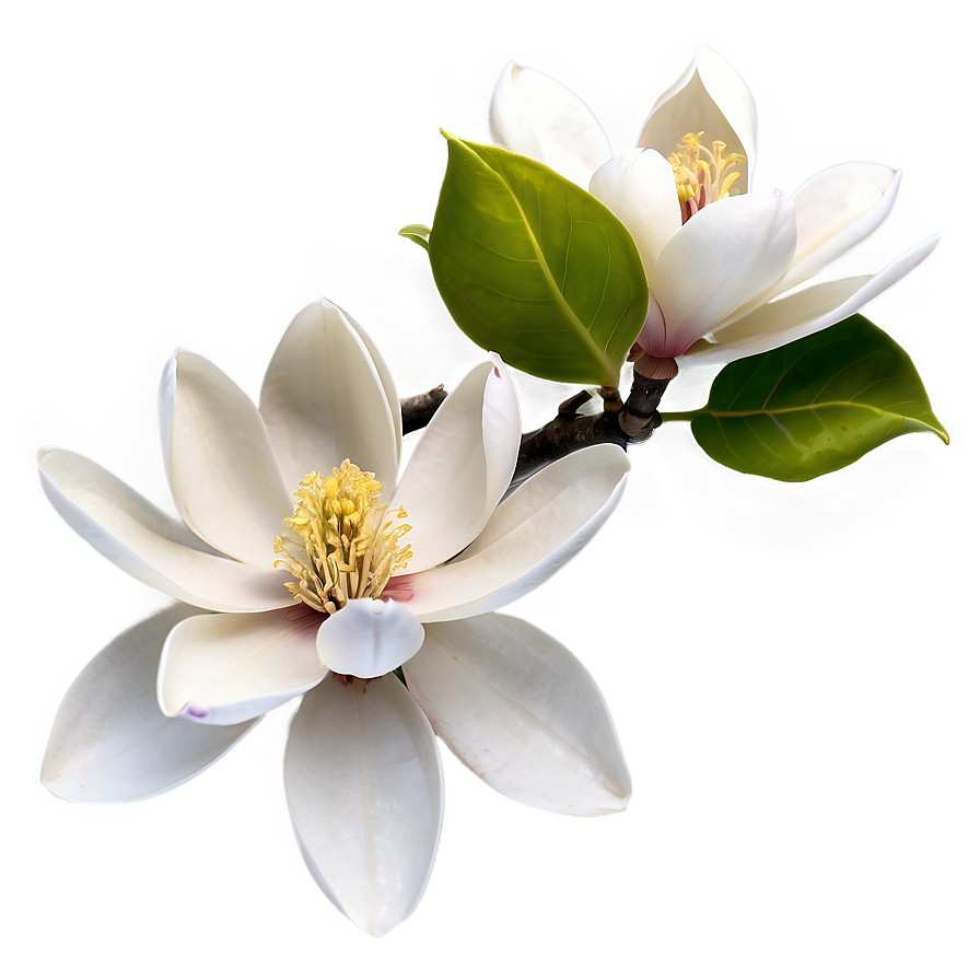 Blossoming Magnolia Flower Png Dyo PNG