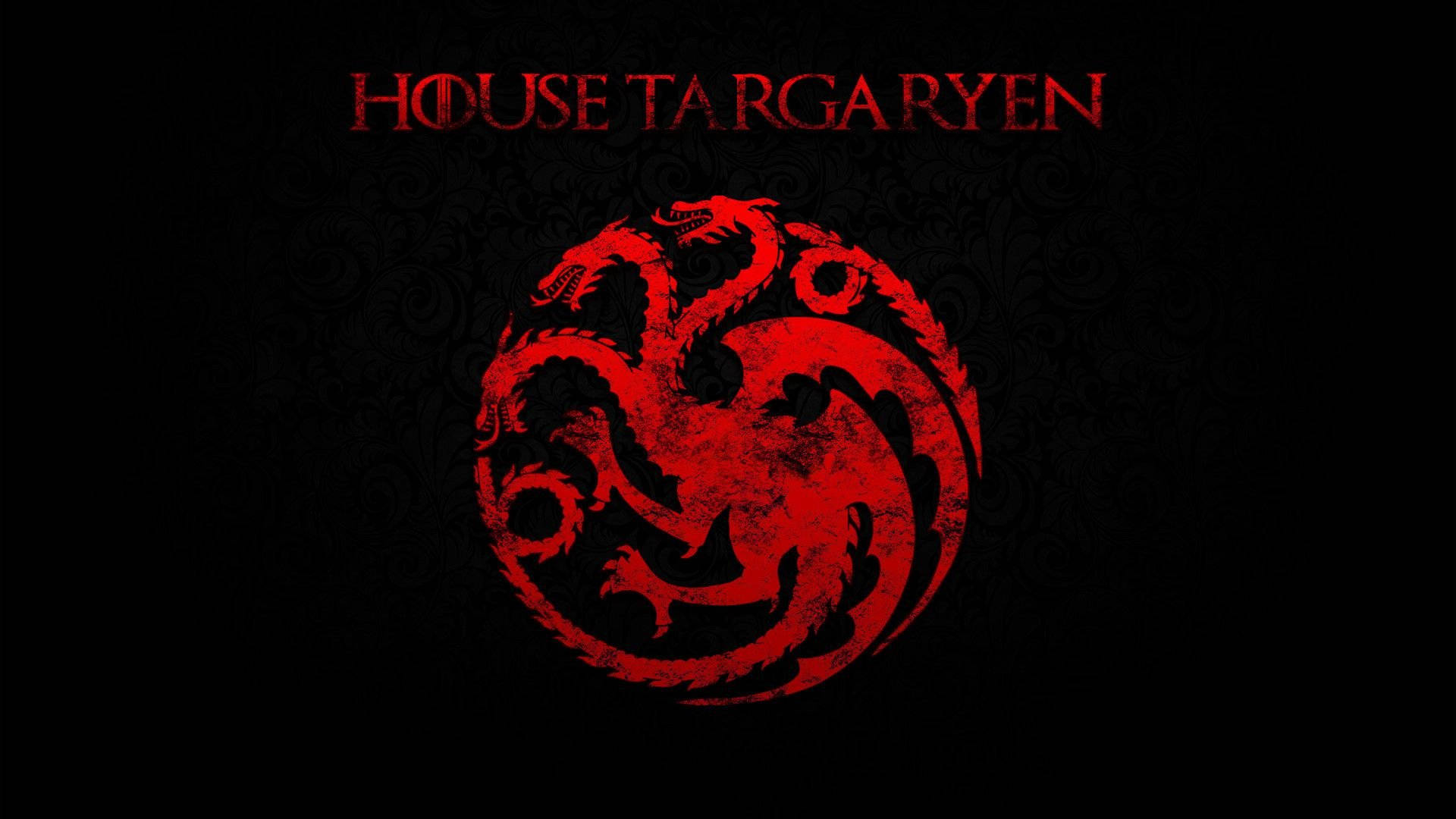 Blotted Red House Targaryen Symbol