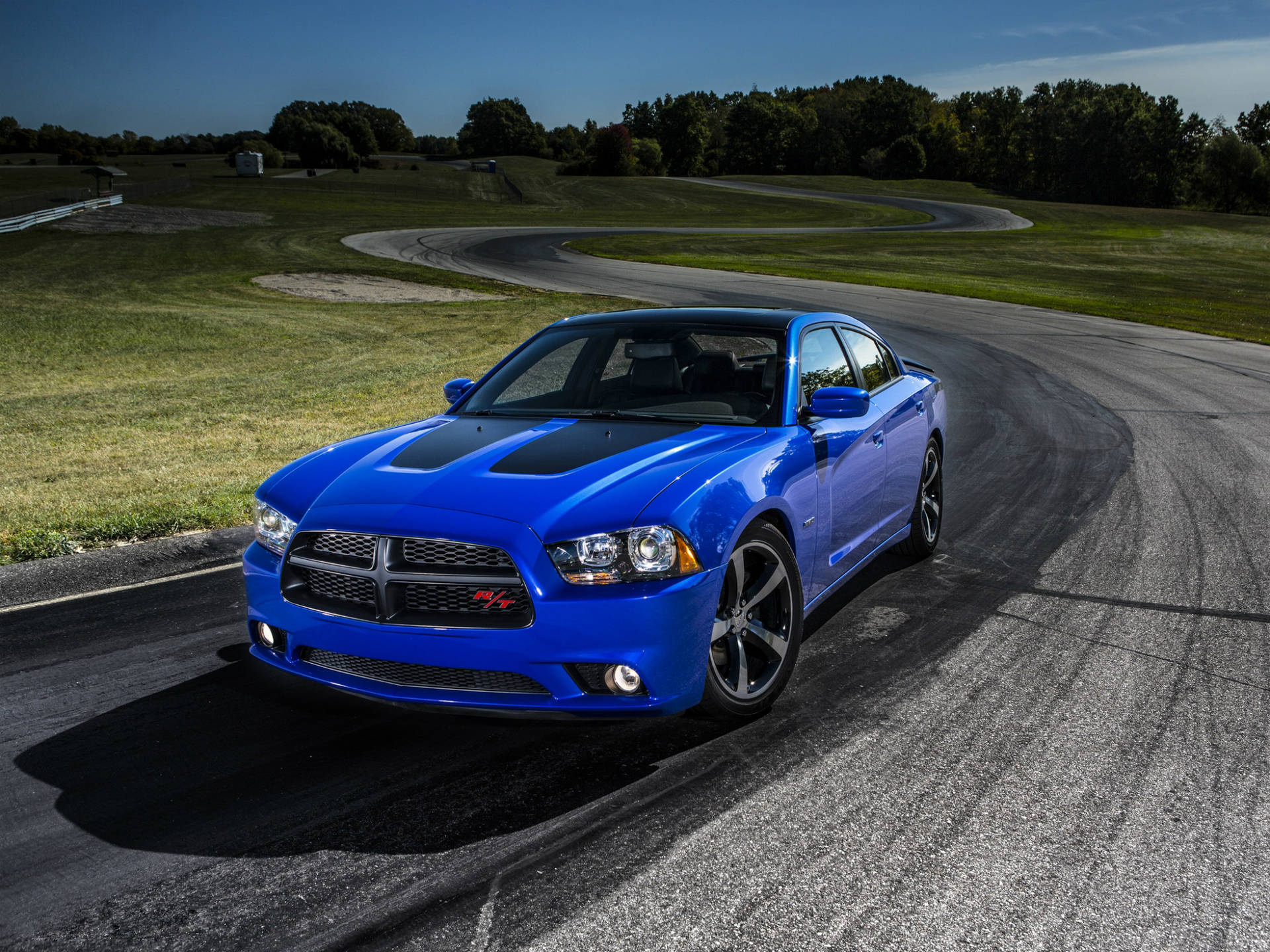 Blue 2013 Dodge Charger R/t