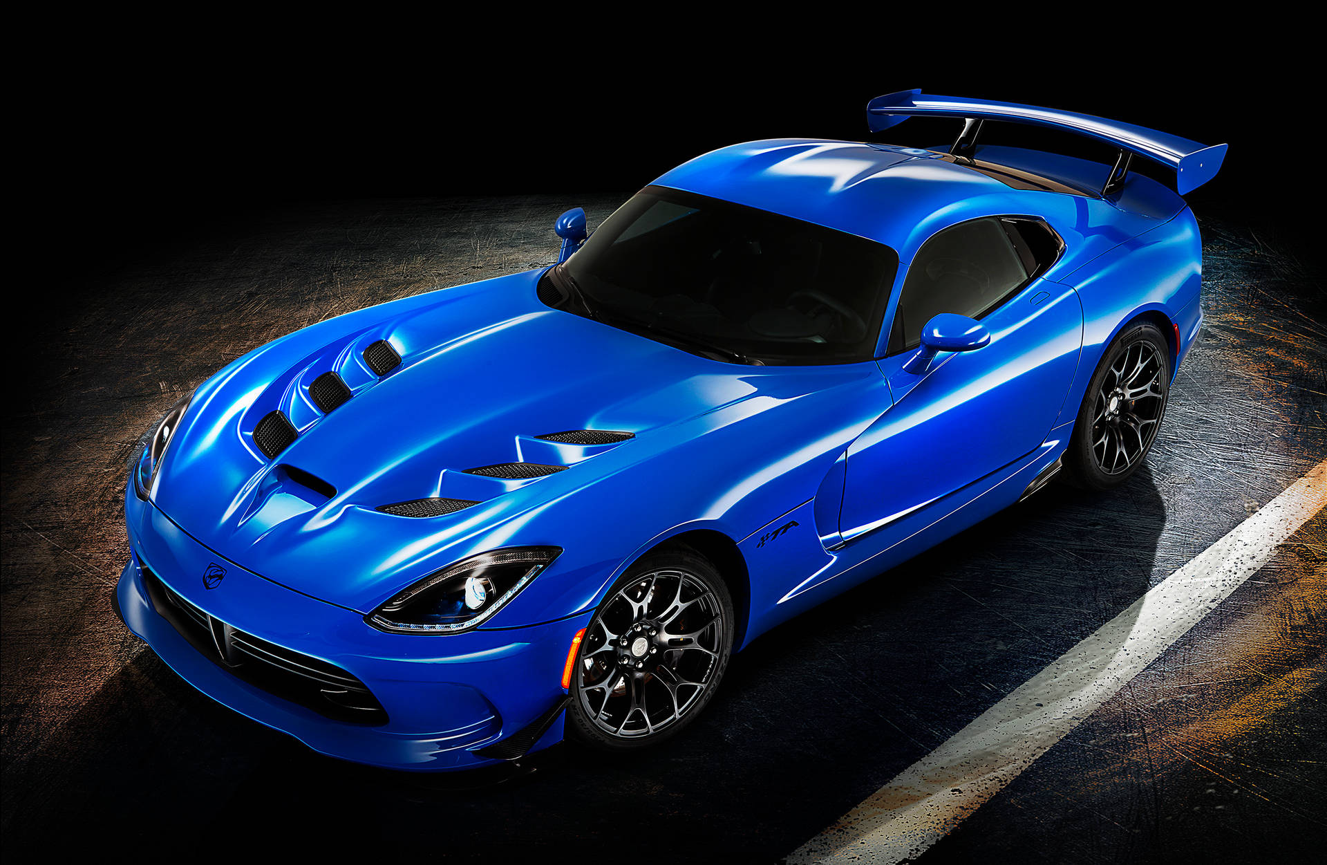 Blue 2015 Dodge Viper Gtc