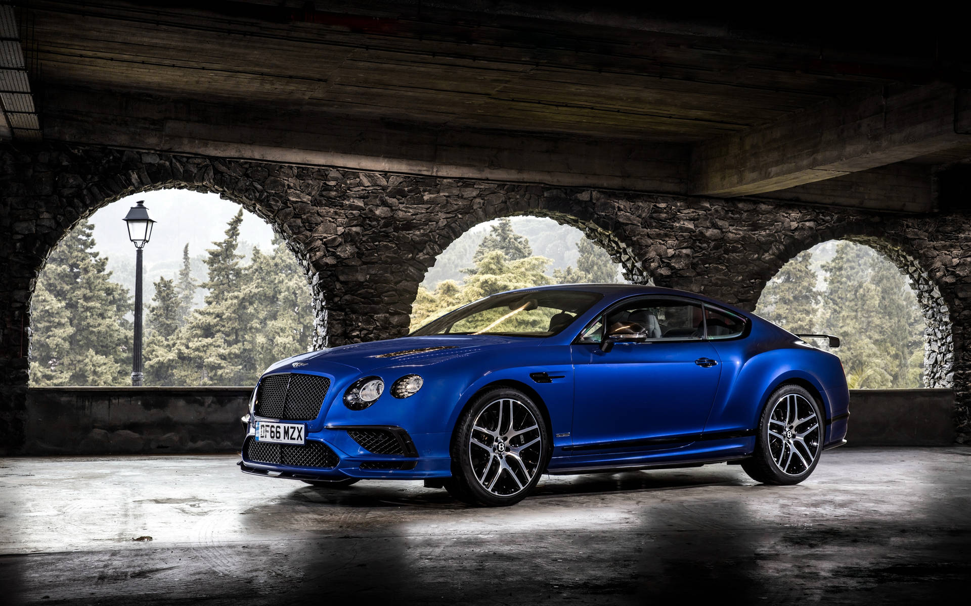 Azul2017 Continental Gt Bentley Hd Fondo de pantalla