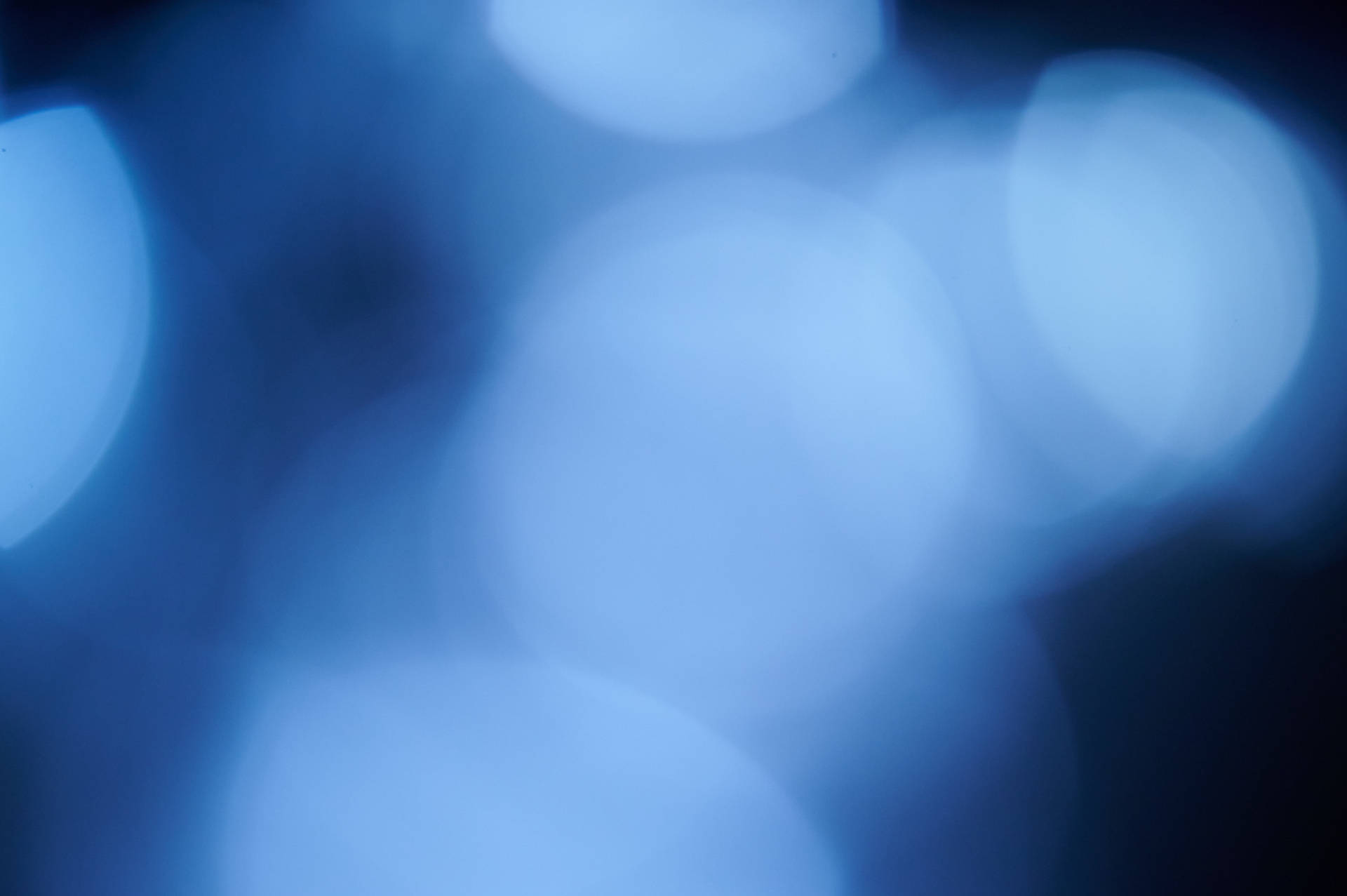 Blue Abstract Bokeh Lights