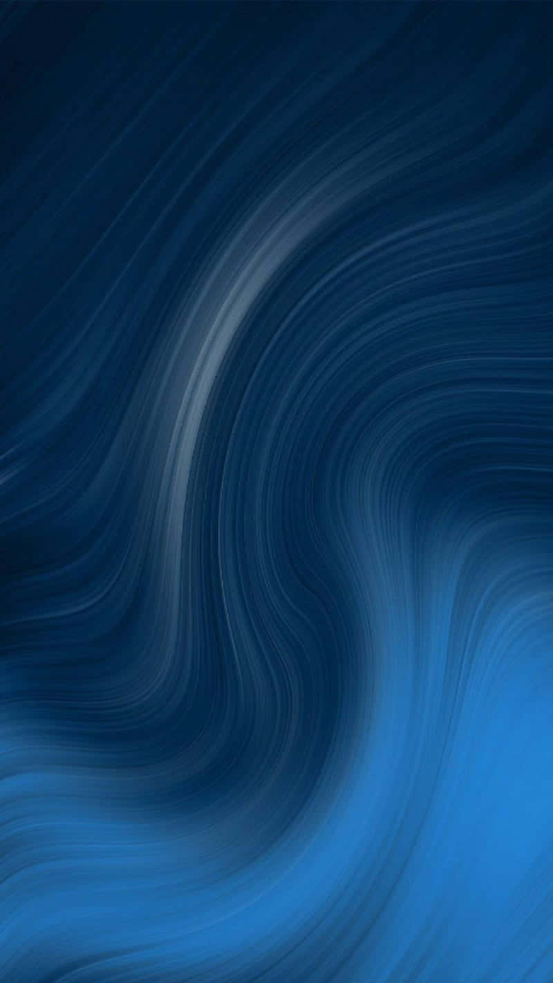 Blue Abstract Gradient Swirls Wallpaper