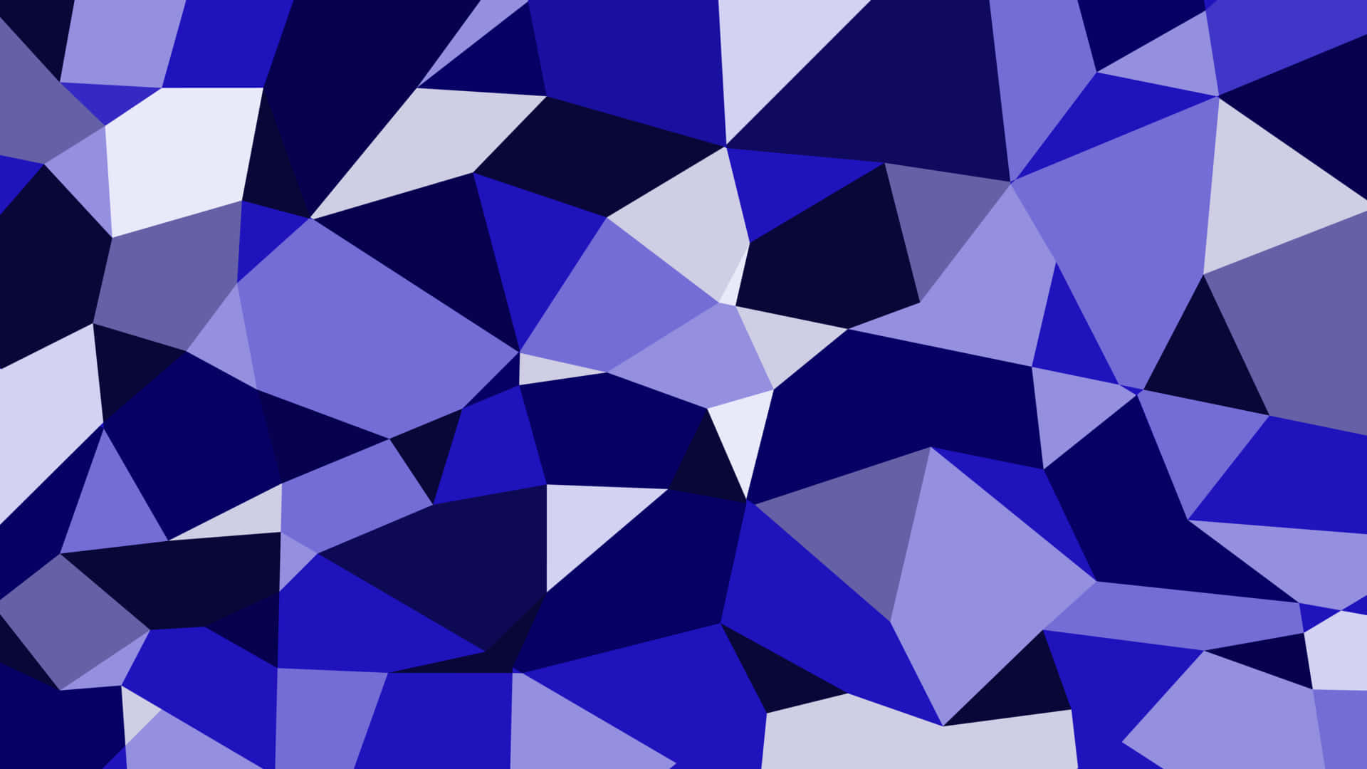 Blue Abstract Polygon Pattern Wallpaper