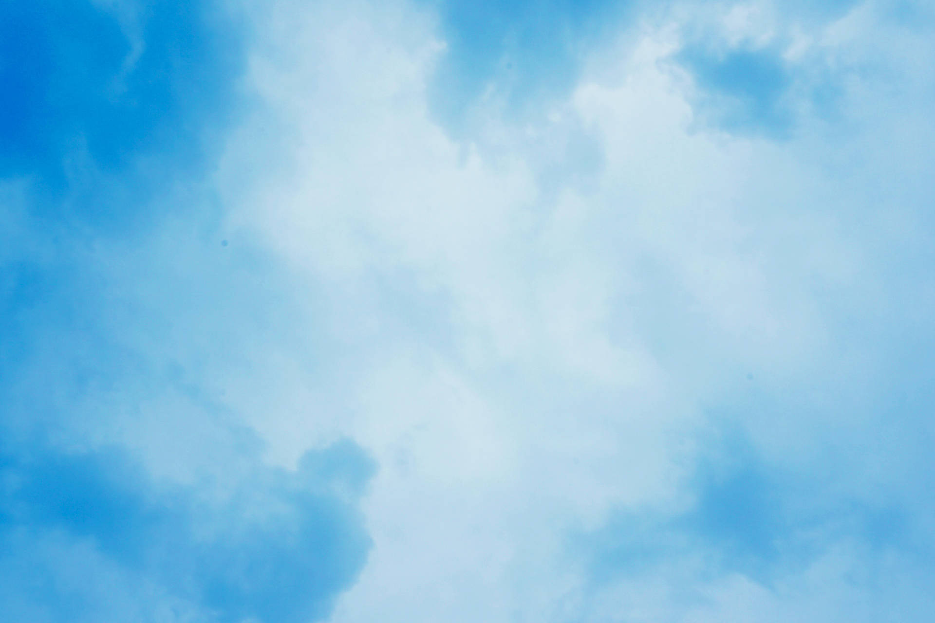 Blue Abstract Sky And Clouds Wallpaper