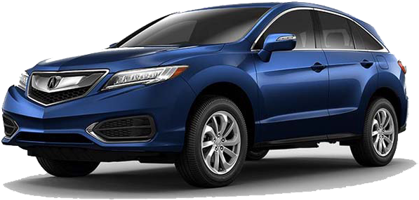 Blue Acura R D X S U V Profile View PNG