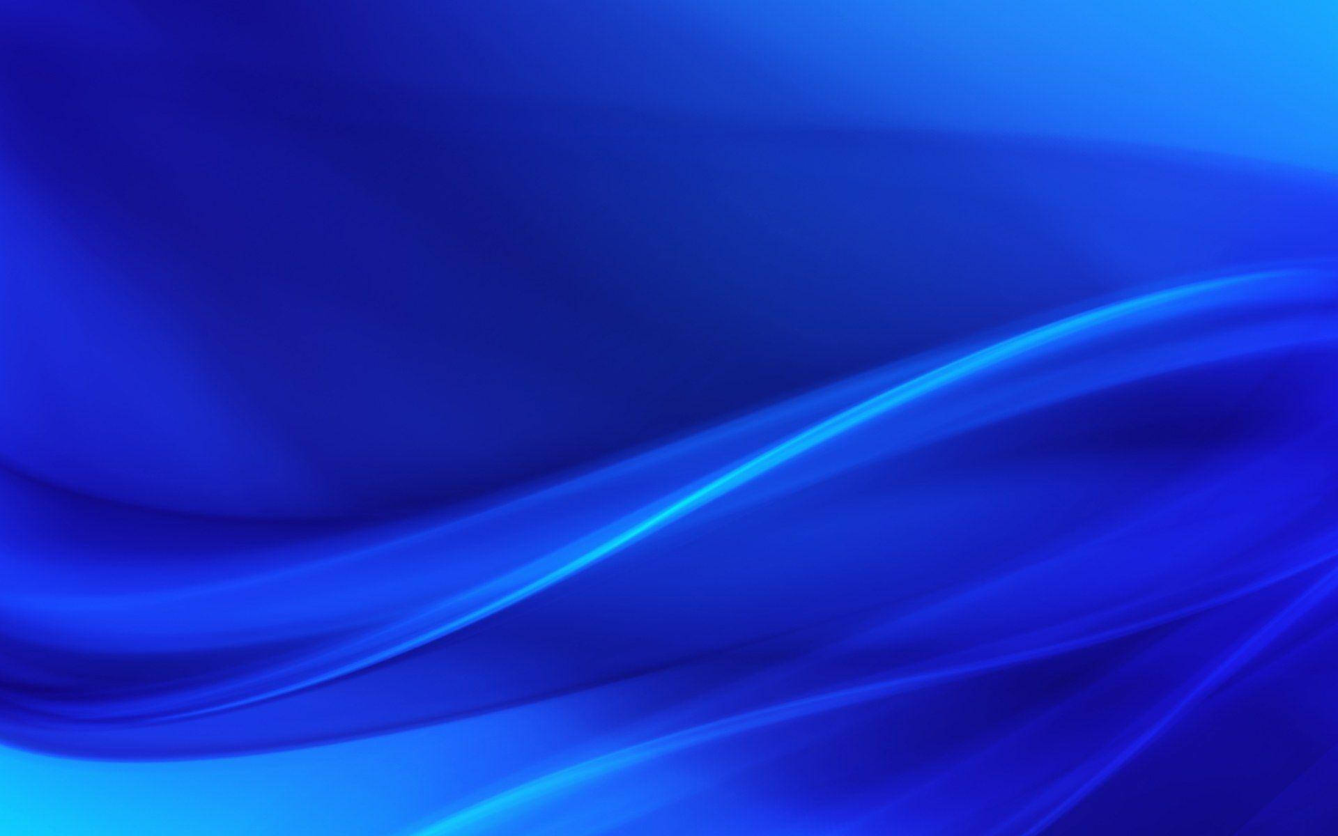 Abstract Blue Wavy Lines Background Wallpaper