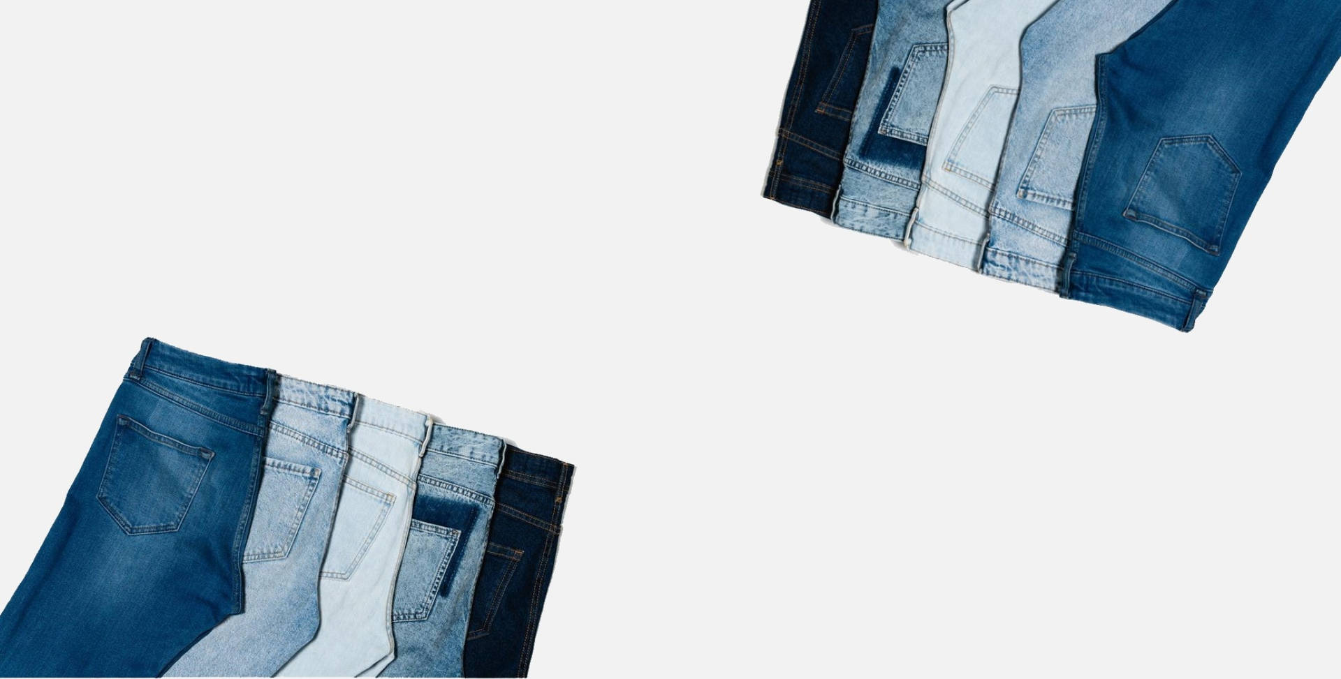 Blue Aesthetic Denim Jeans Wallpaper