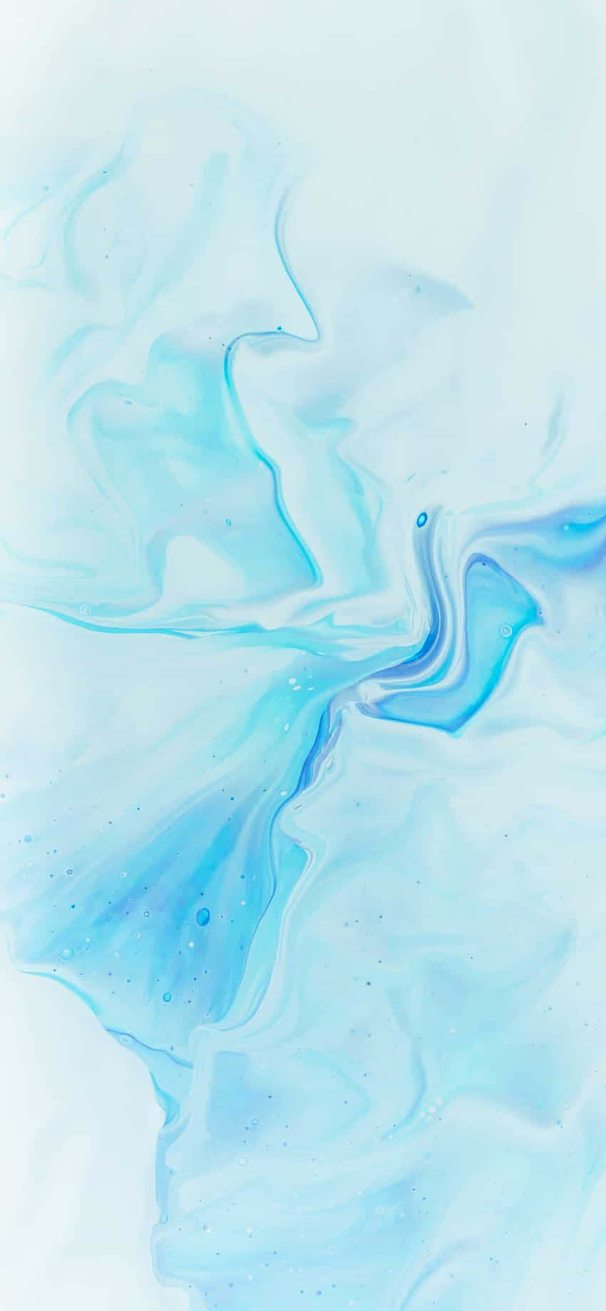 Blue Aesthetic Fluid Art Pattern Wallpaper