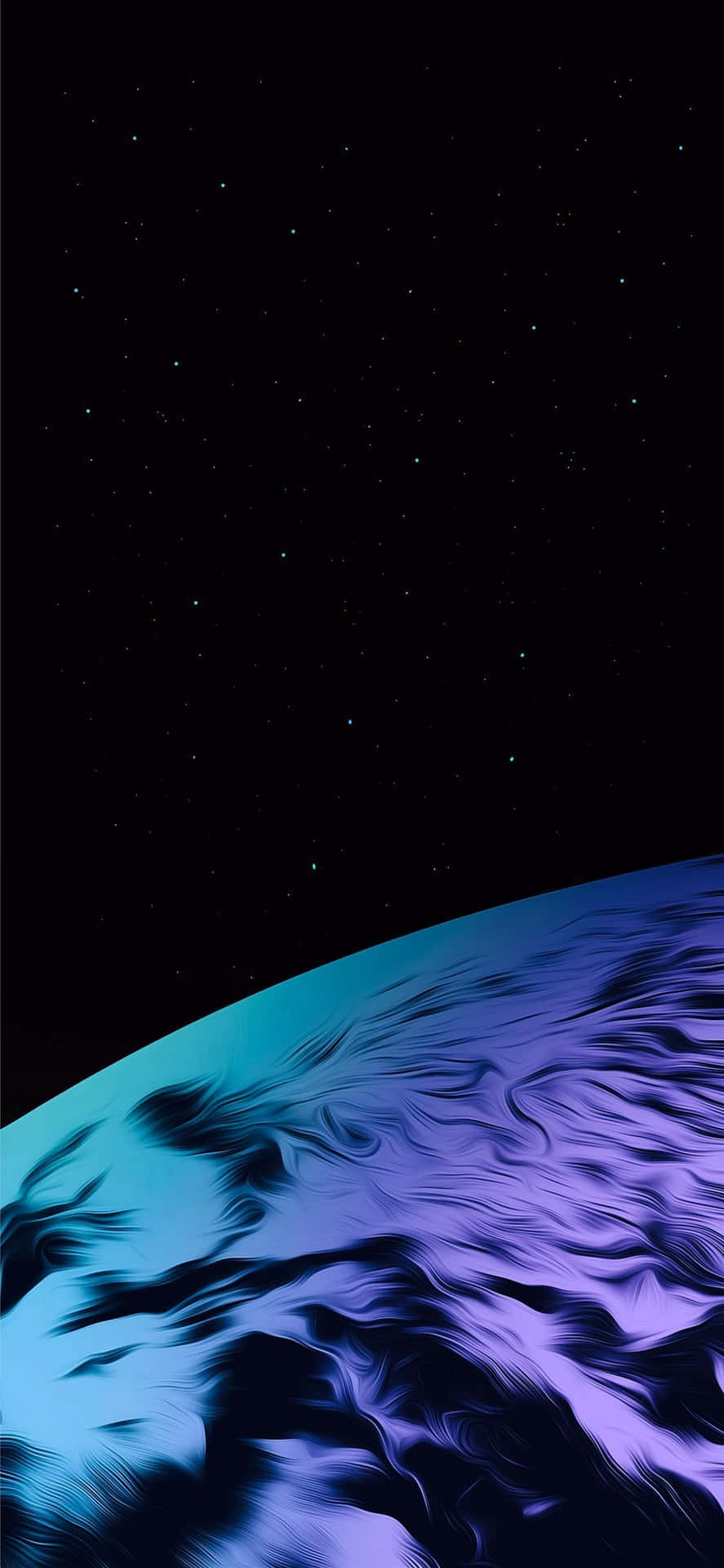 Experience a Colorful Visual Dance with Blue Amoled Wallpaper