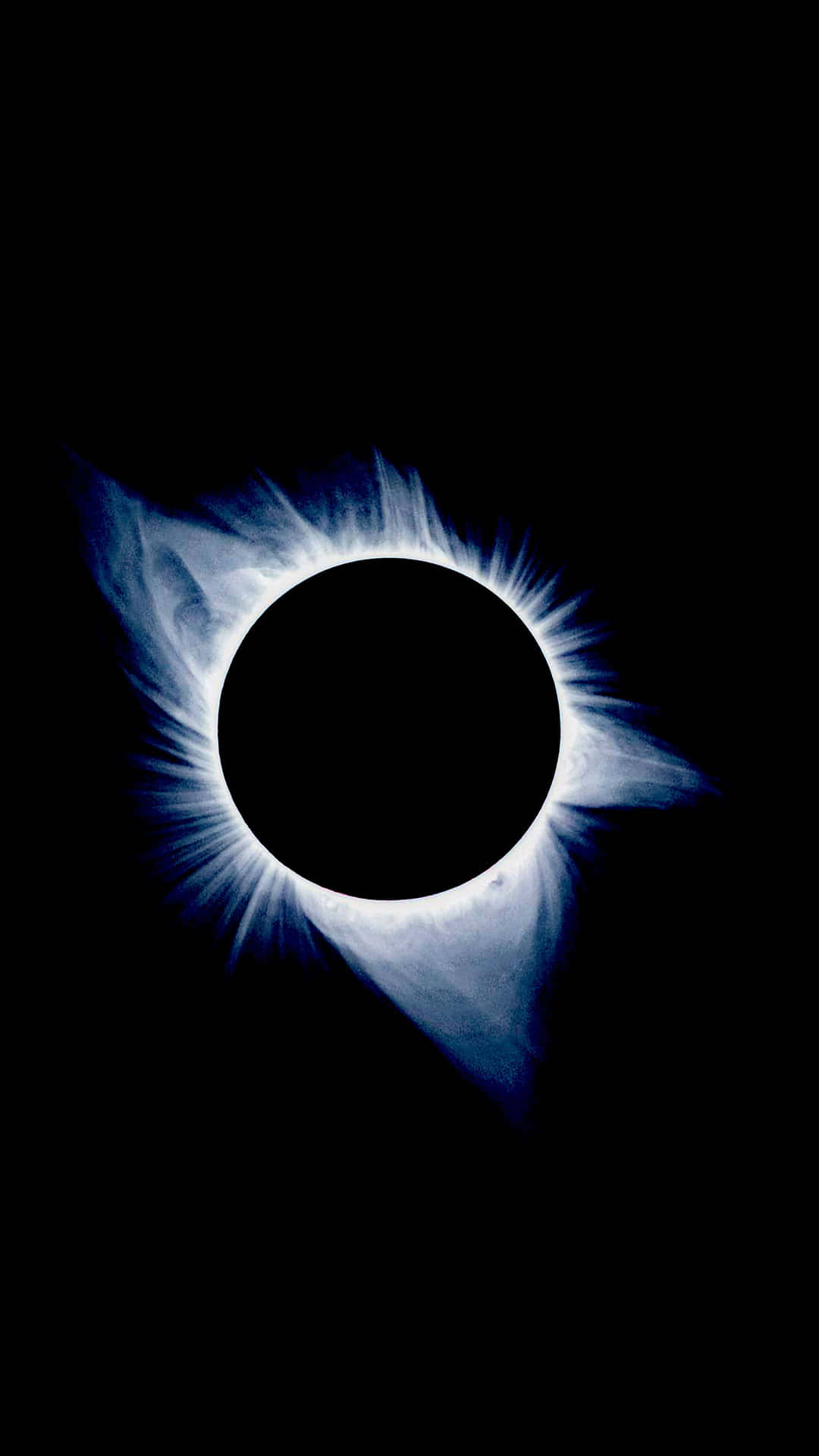 A Solar Eclipse Is Seen Through A Black Hole Wallpaper