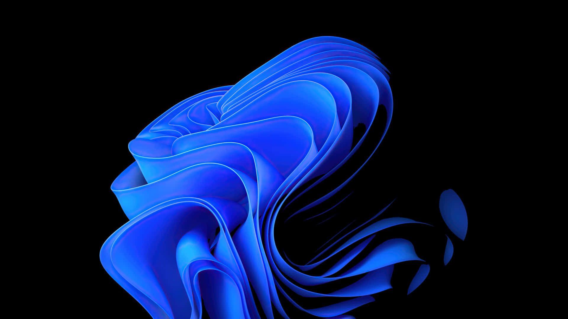 Umdesign Abstrato Impressionante Com Um Belo Fundo Amoled Azul. Papel de Parede