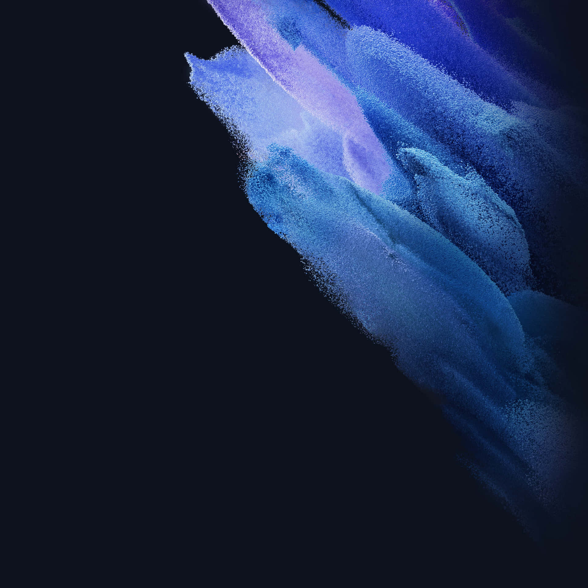 An electric blue Amoled display Wallpaper
